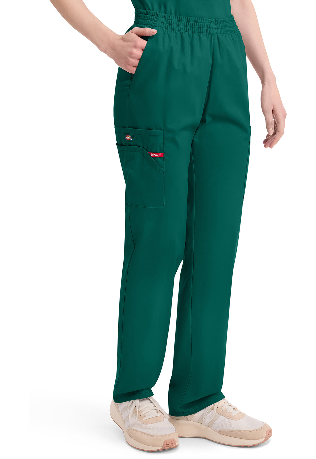 Damen Schlupfhose mit Cargotaschen