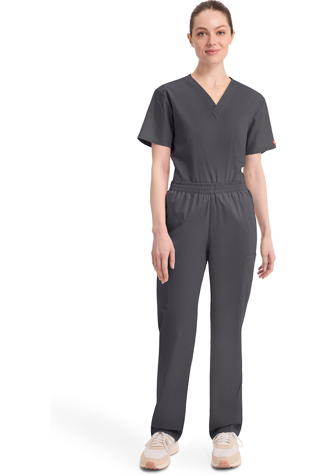 Damen Schlupfhose mit Cargotaschen