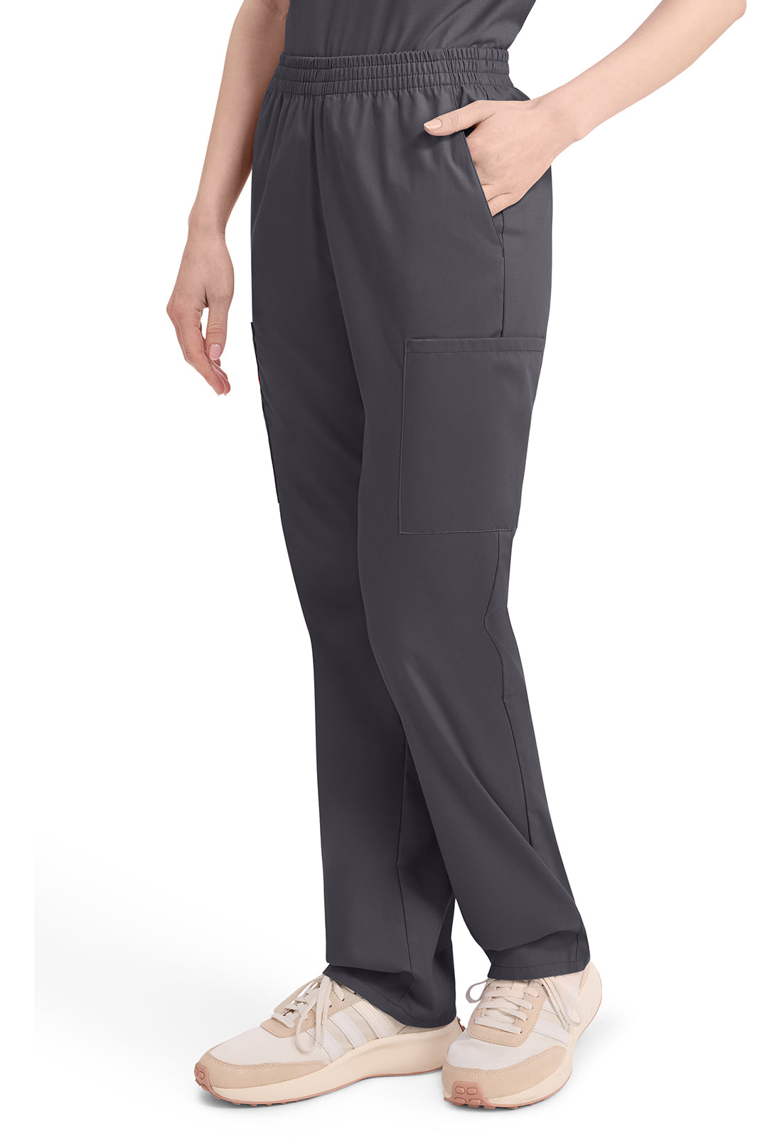 Damen Schlupfhose mit Cargotaschen