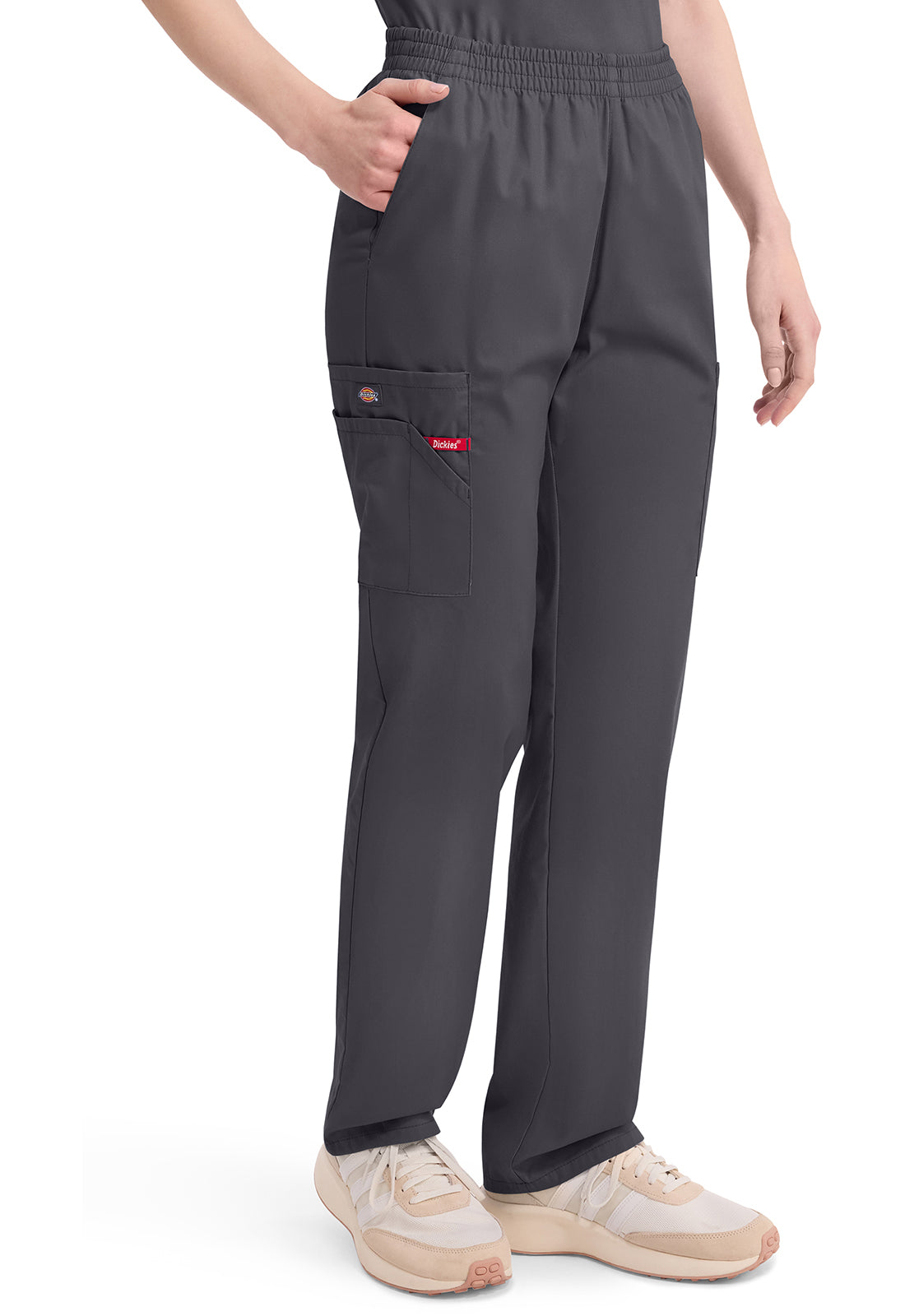 Damen Schlupfhose mit Cargotaschen