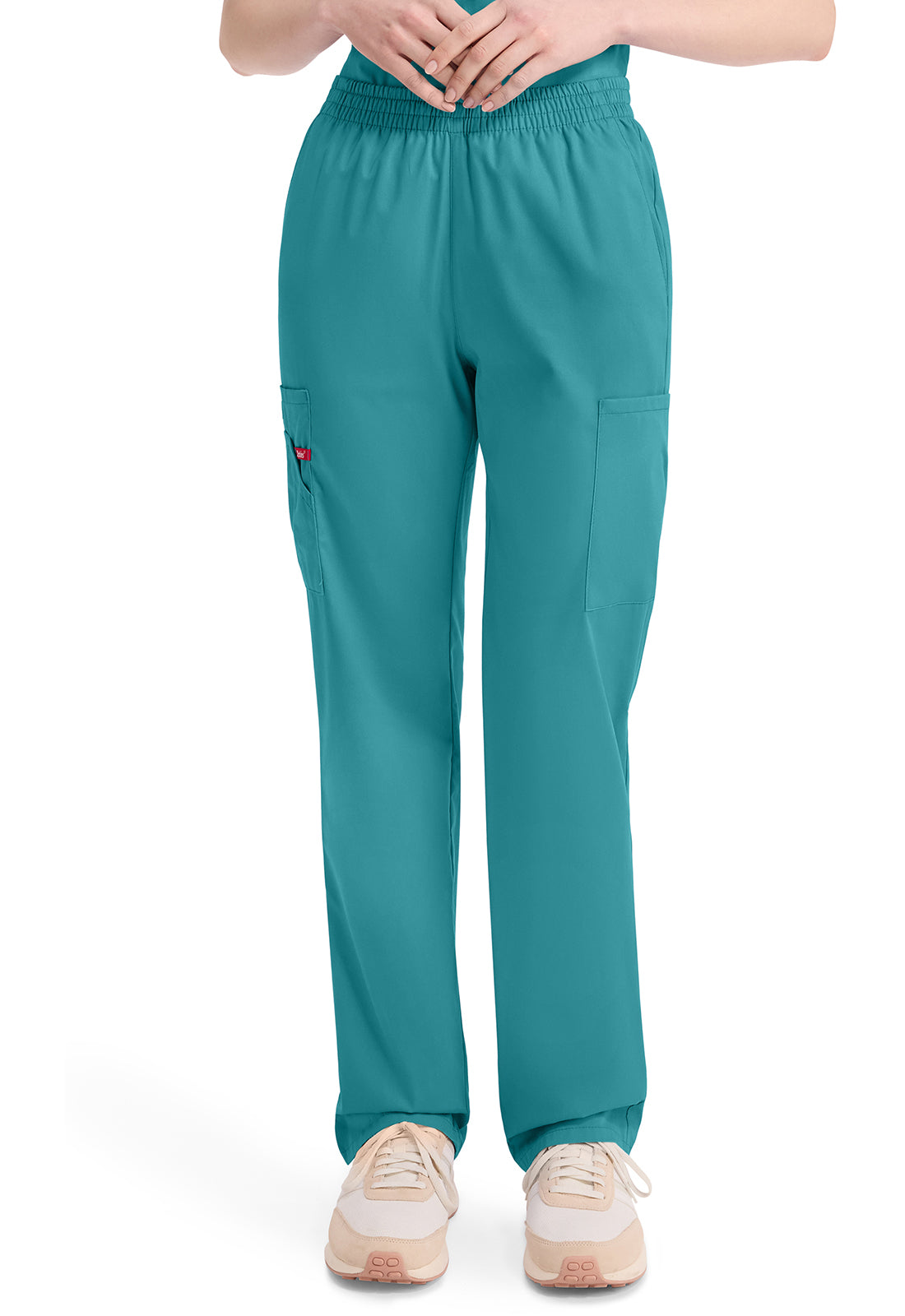 Damen Schlupfhose mit Cargotaschen