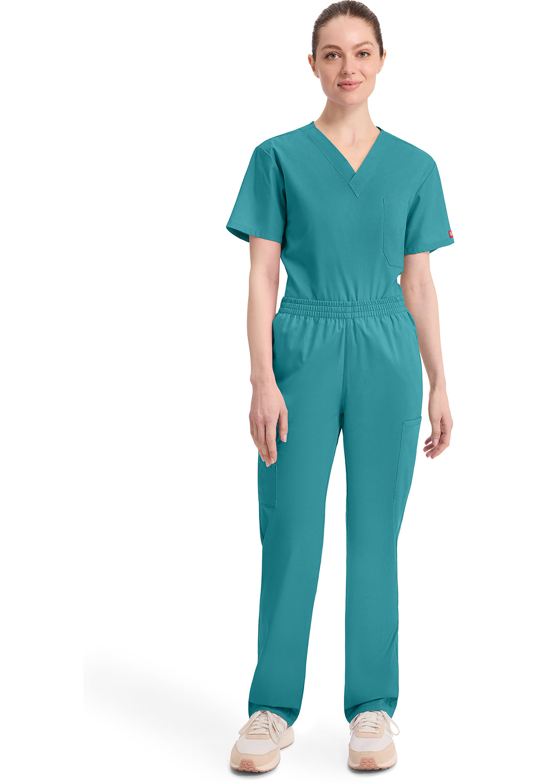 Damen Schlupfhose mit Cargotaschen