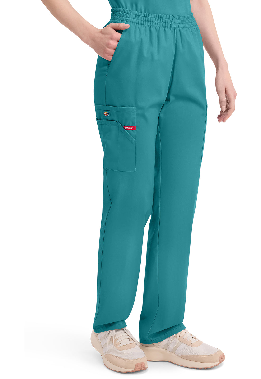 Damen Schlupfhose mit Cargotaschen