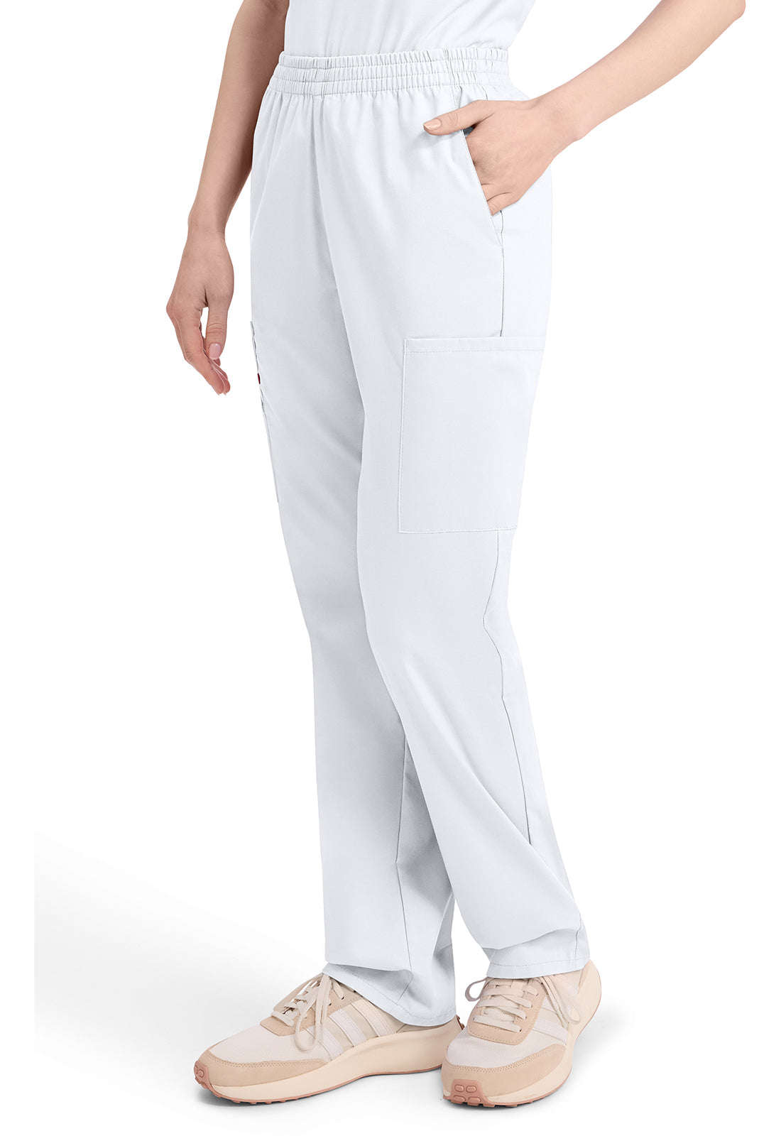 Damen Schlupfhose mit Cargotaschen
