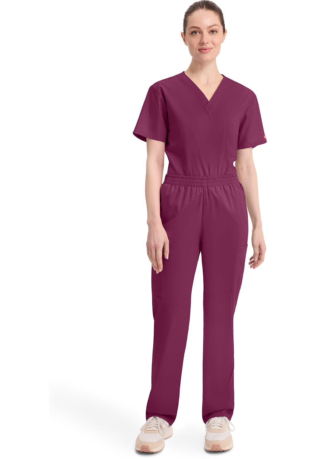 Damen Schlupfhose mit Cargotaschen
