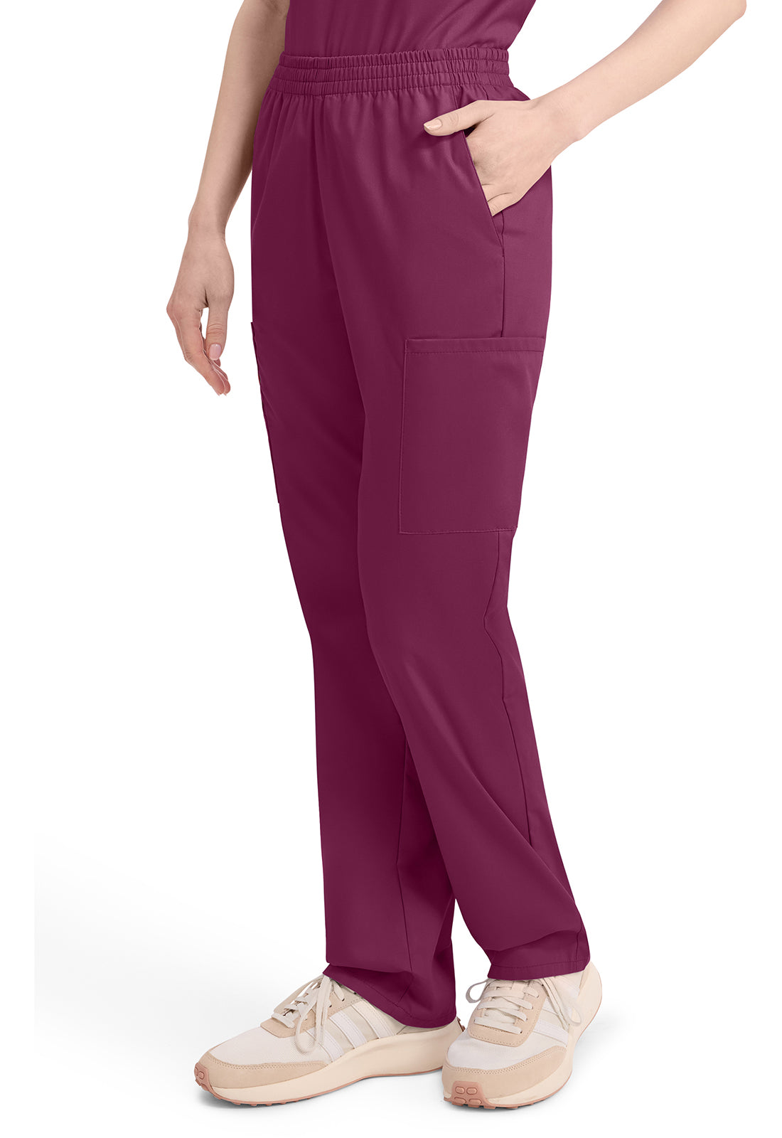 Damen Schlupfhose mit Cargotaschen