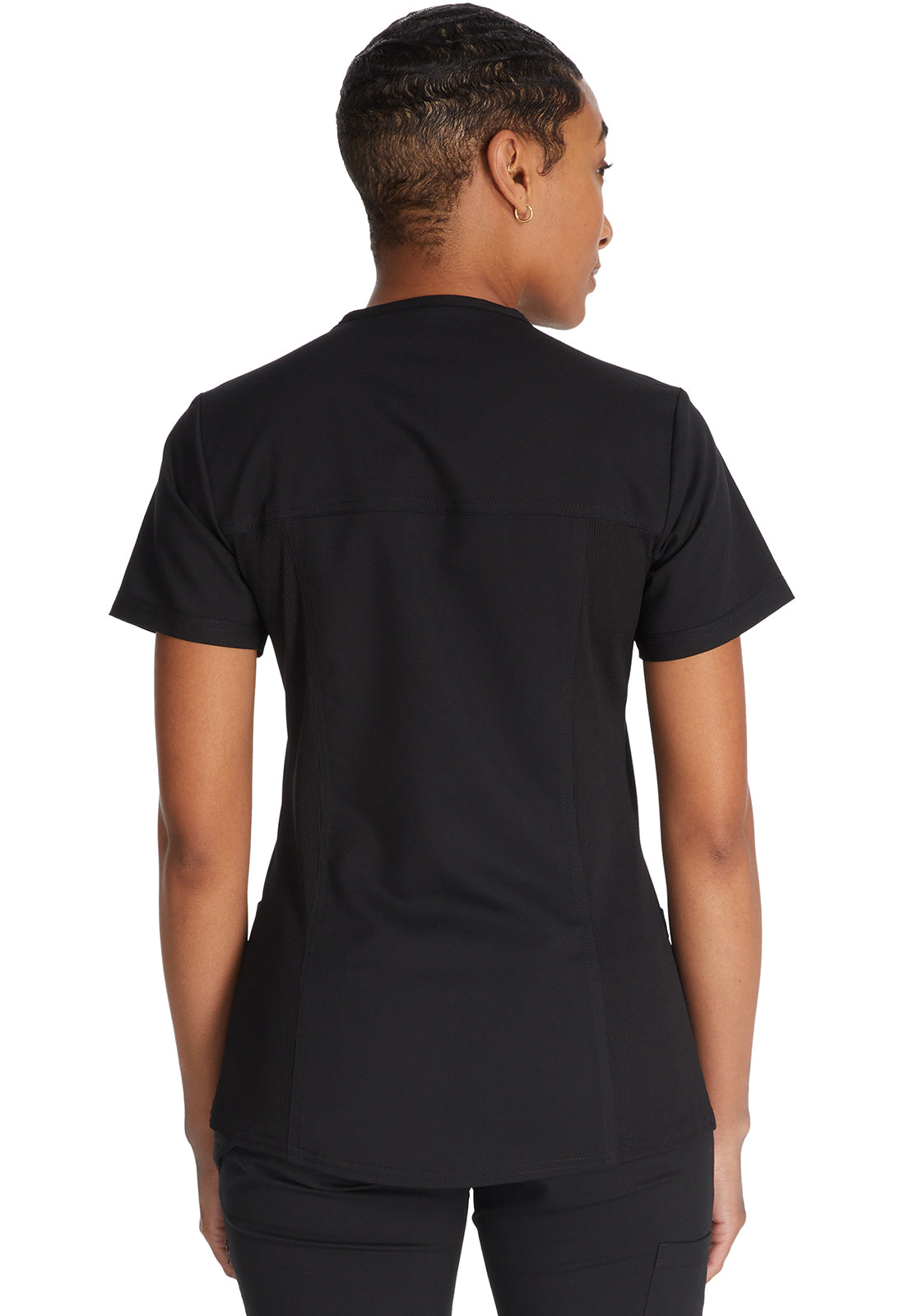 Damen Stretch-Kasack mit V-Ausschnitt