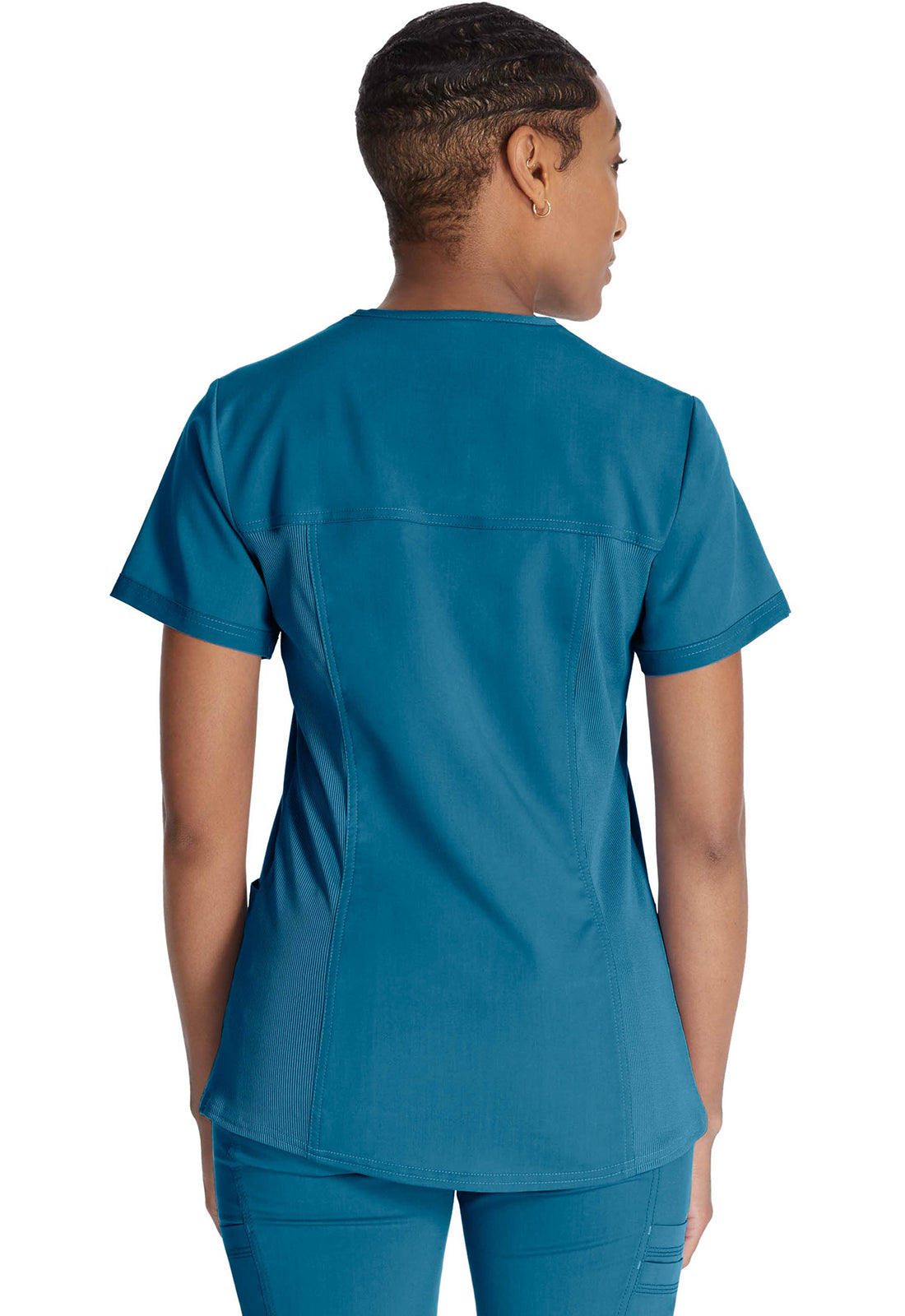 Damen Stretch-Kasack mit V-Ausschnitt