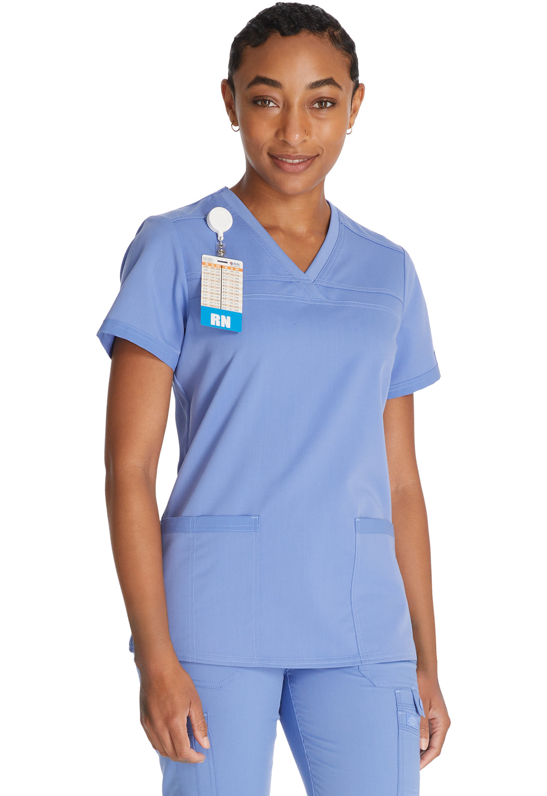 Damen Stretch-Kasack mit V-Ausschnitt