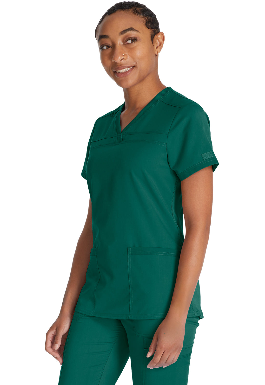 Damen Stretch-Kasack mit V-Ausschnitt