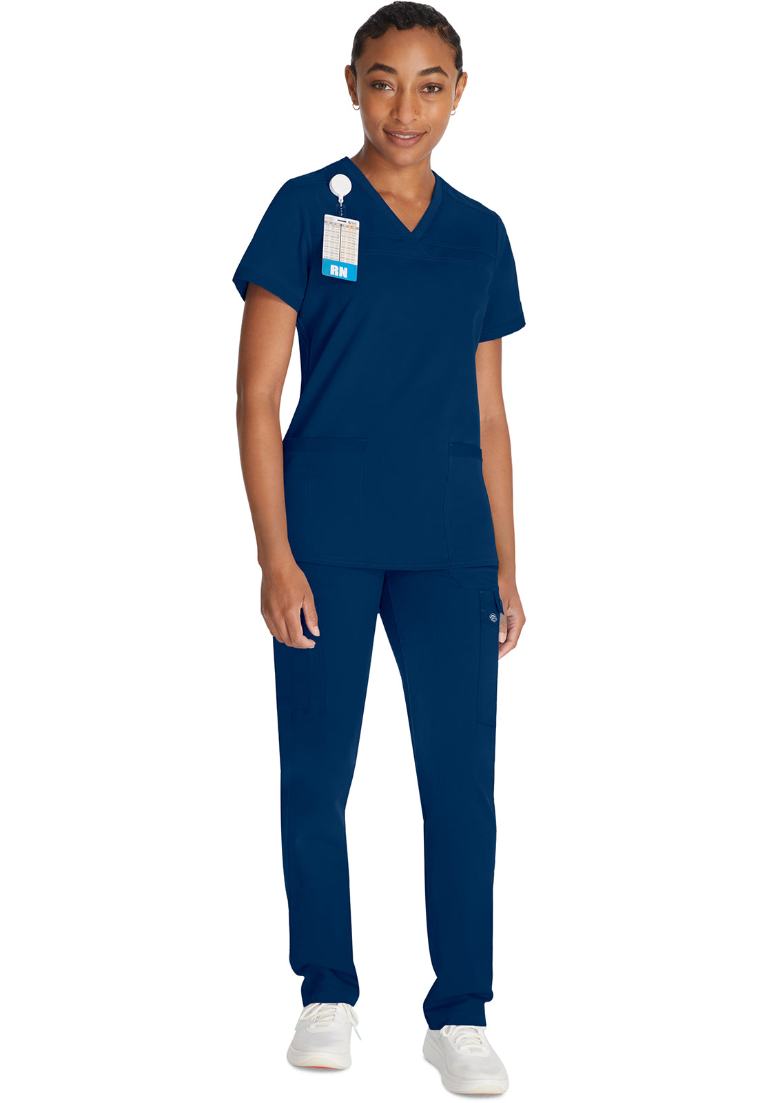 Damen Stretch-Kasack mit V-Ausschnitt