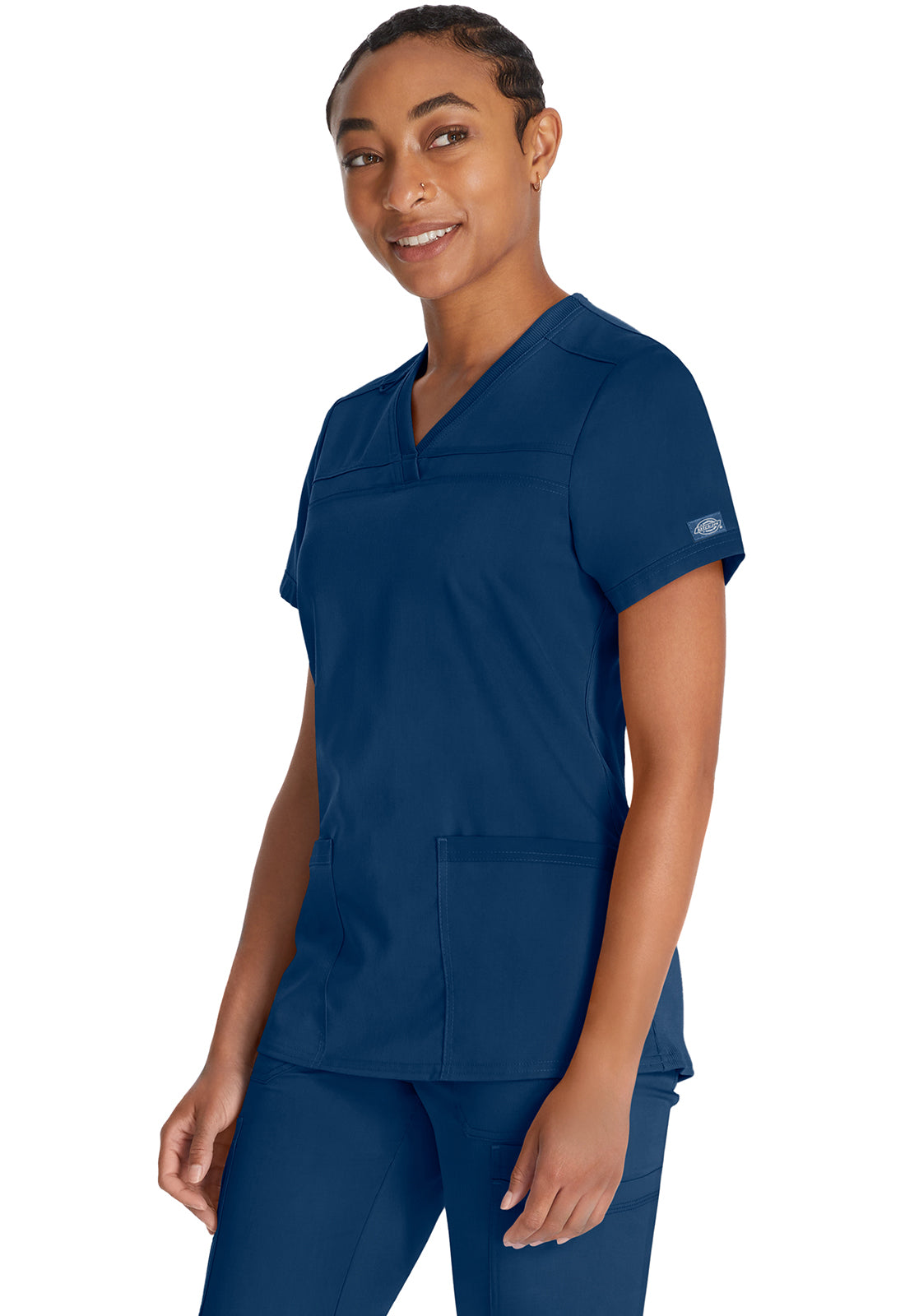 Damen Stretch-Kasack mit V-Ausschnitt