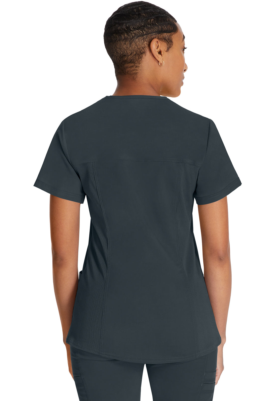 Damen Stretch-Kasack mit V-Ausschnitt