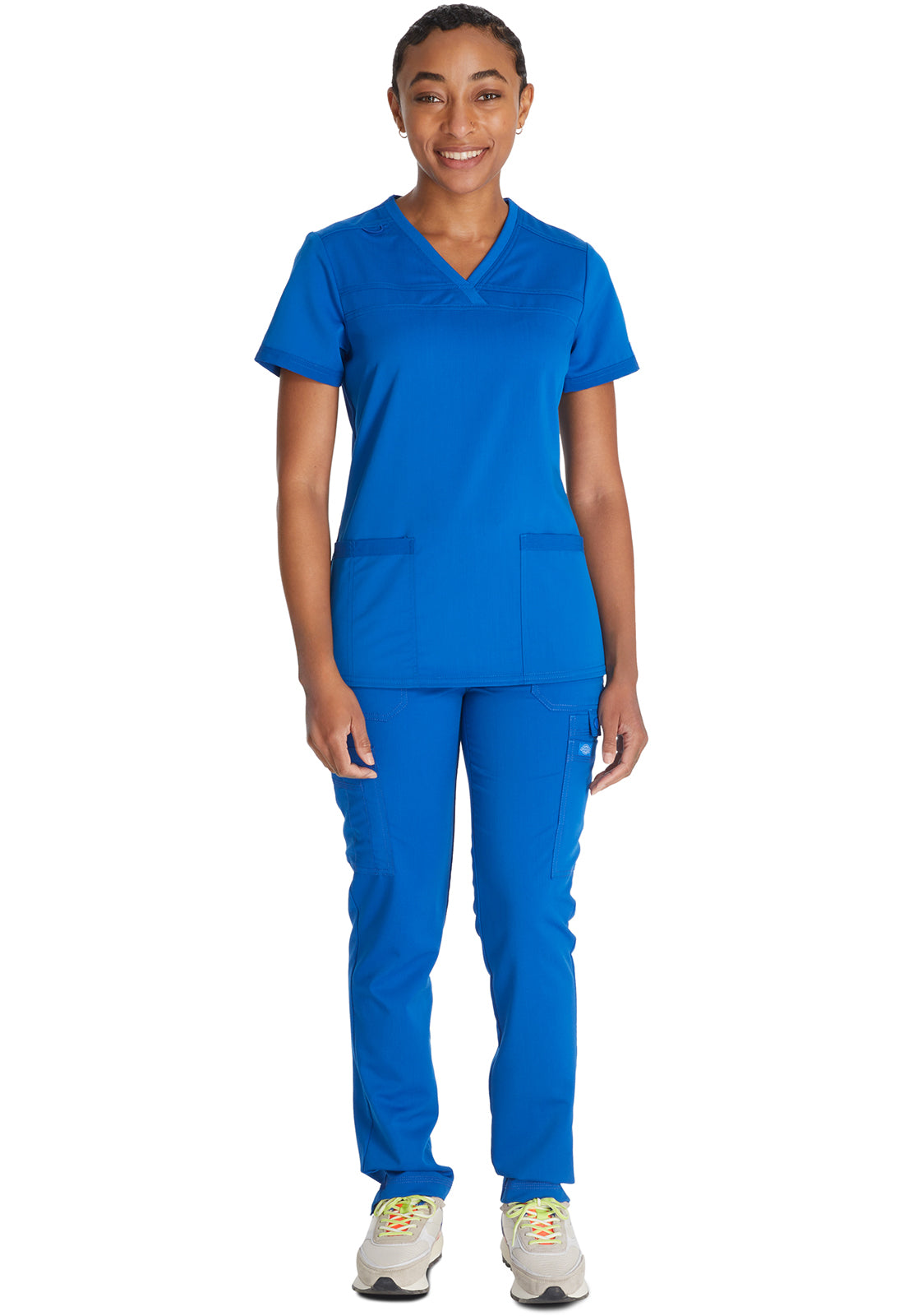 Damen Stretch-Kasack mit V-Ausschnitt