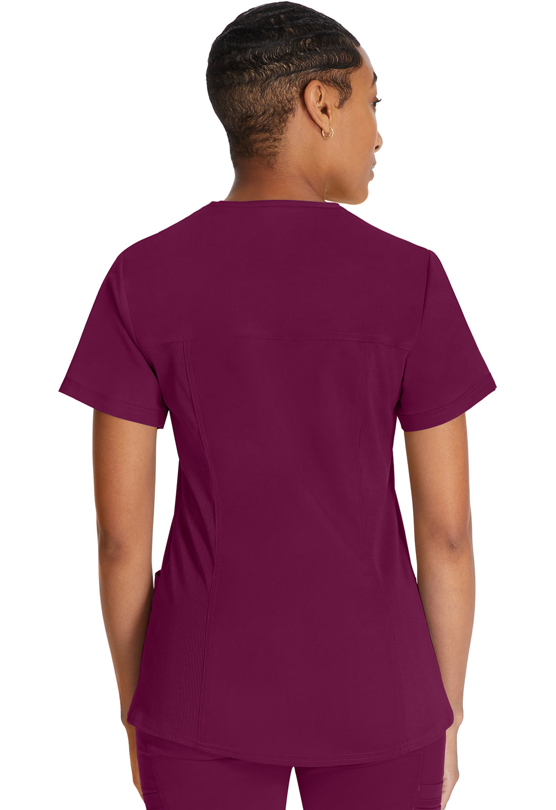 Damen Stretch-Kasack mit V-Ausschnitt