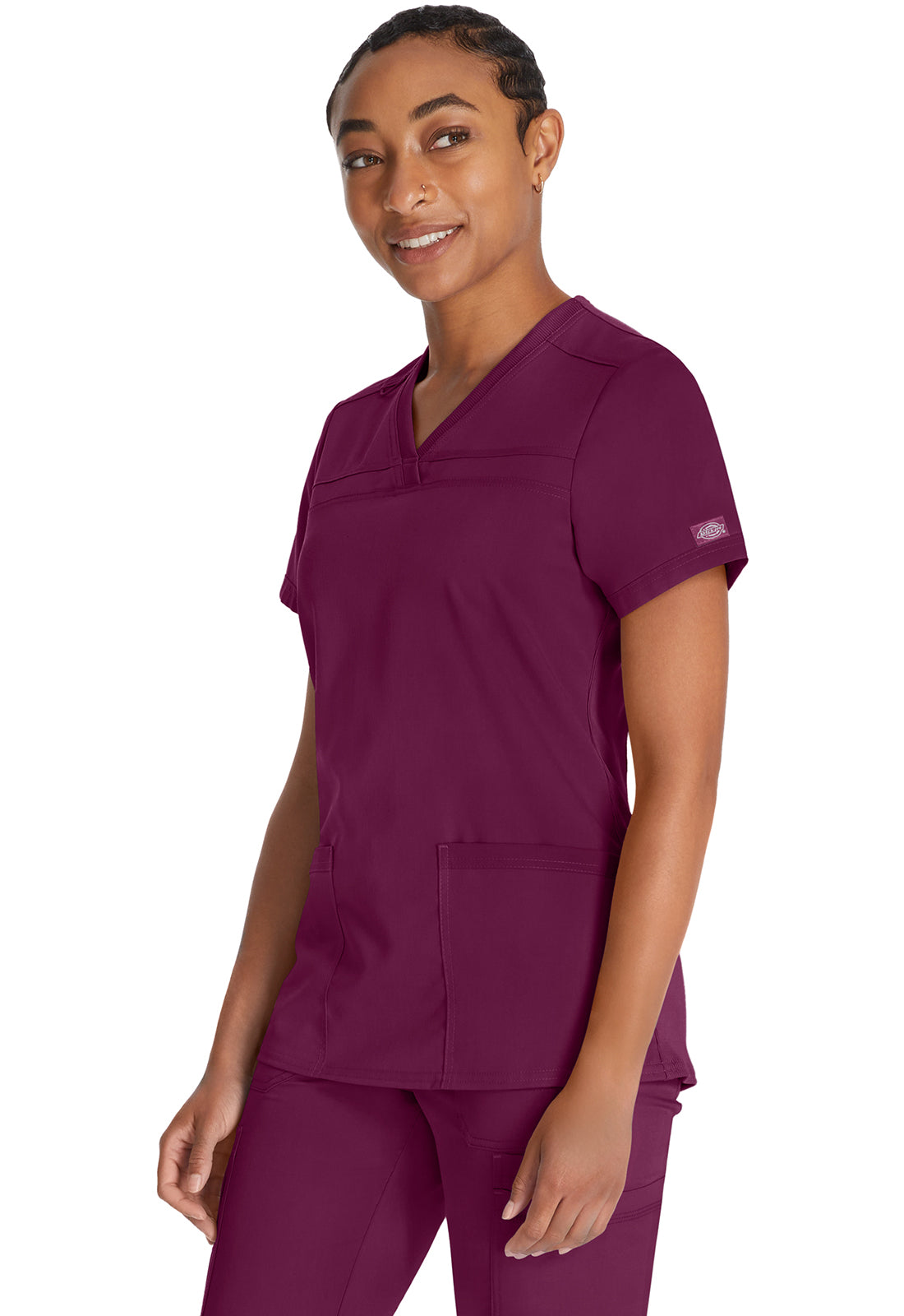 Damen Stretch-Kasack mit V-Ausschnitt