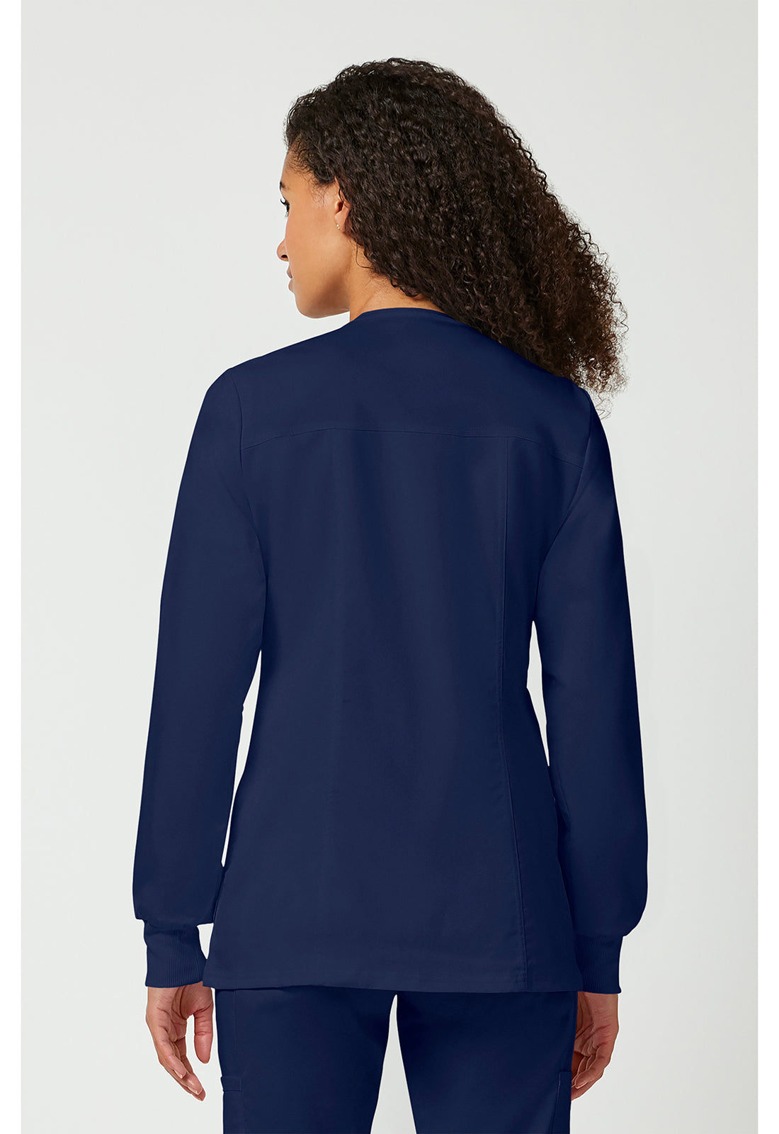 Damen Aufwärmjacke mit Druckknopfleiste