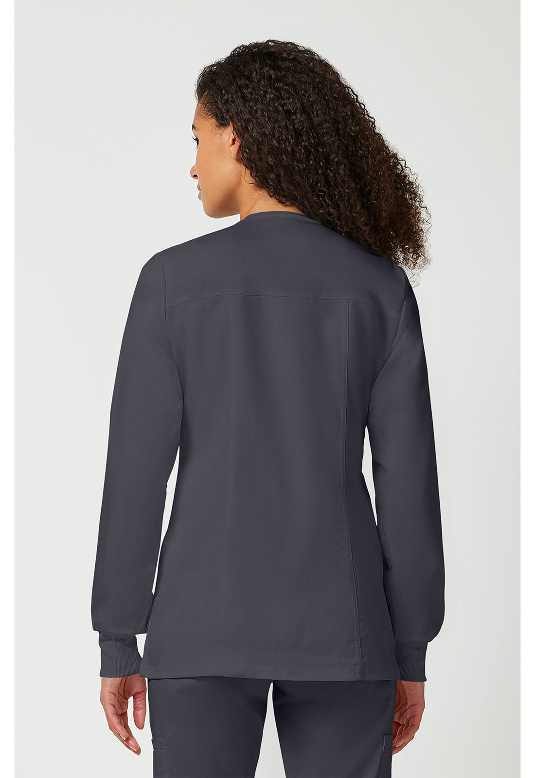 Damen Aufwärmjacke mit Druckknopfleiste