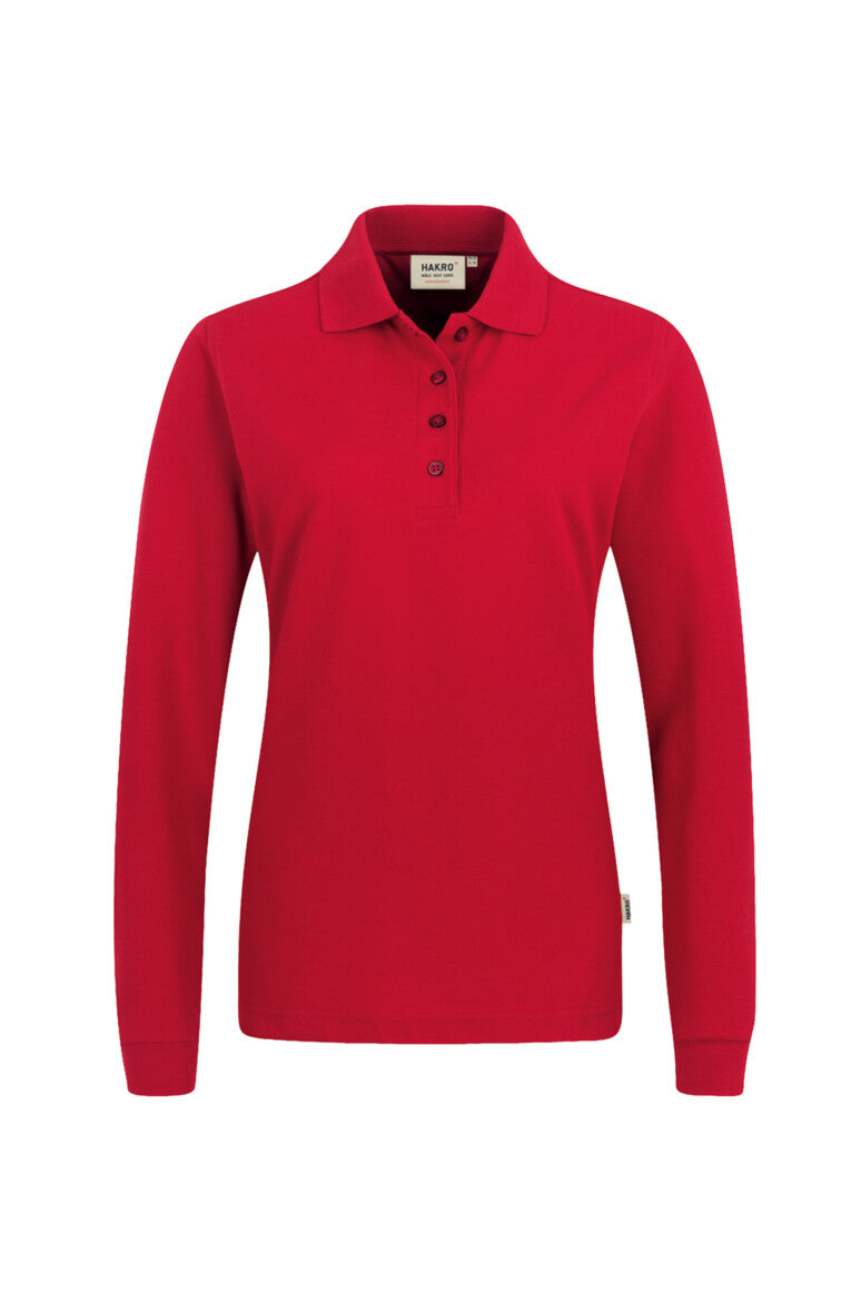 Damen Longsleeve-Poloshirt Mikralinar