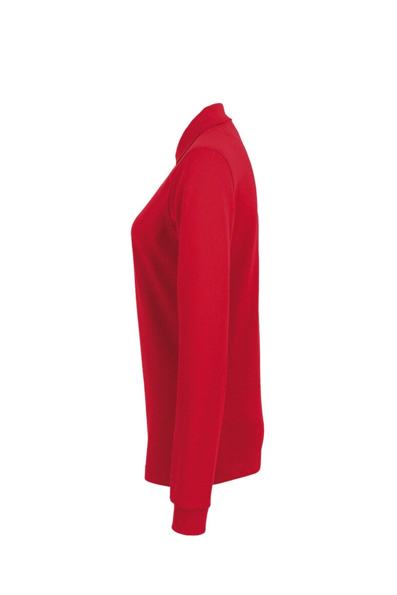 Damen Longsleeve-Poloshirt Mikralinar