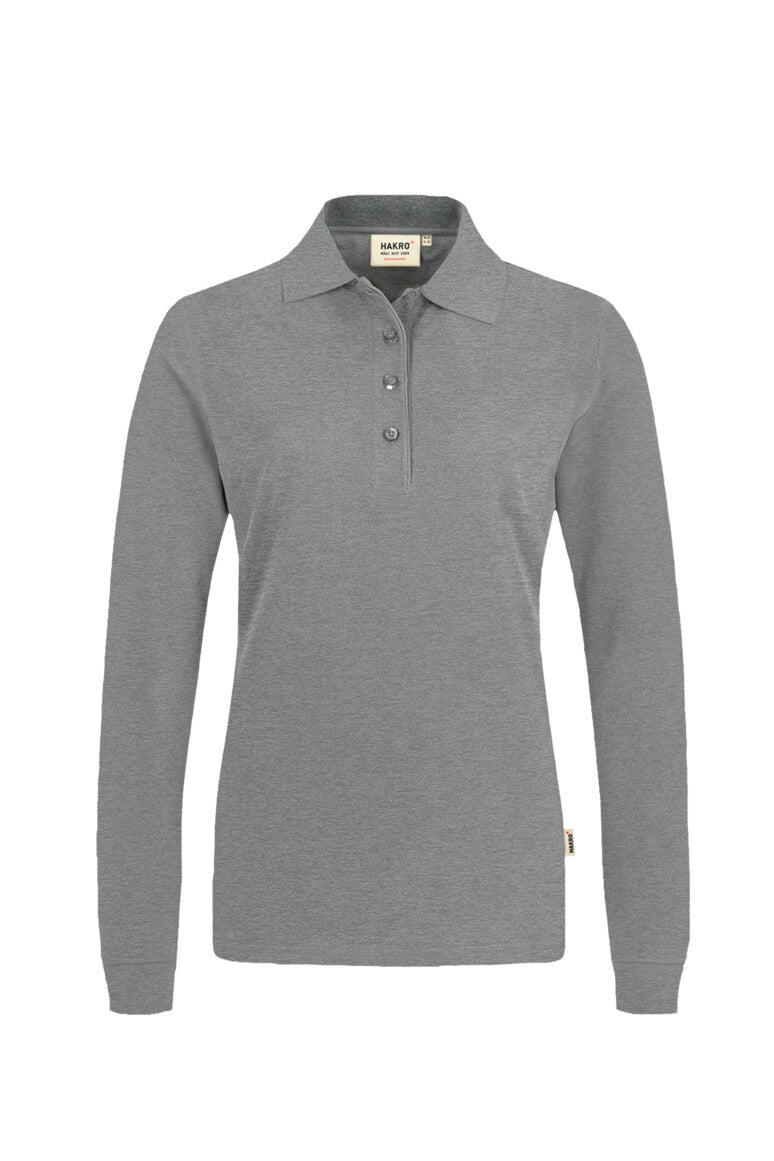 Damen Longsleeve-Poloshirt Mikralinar