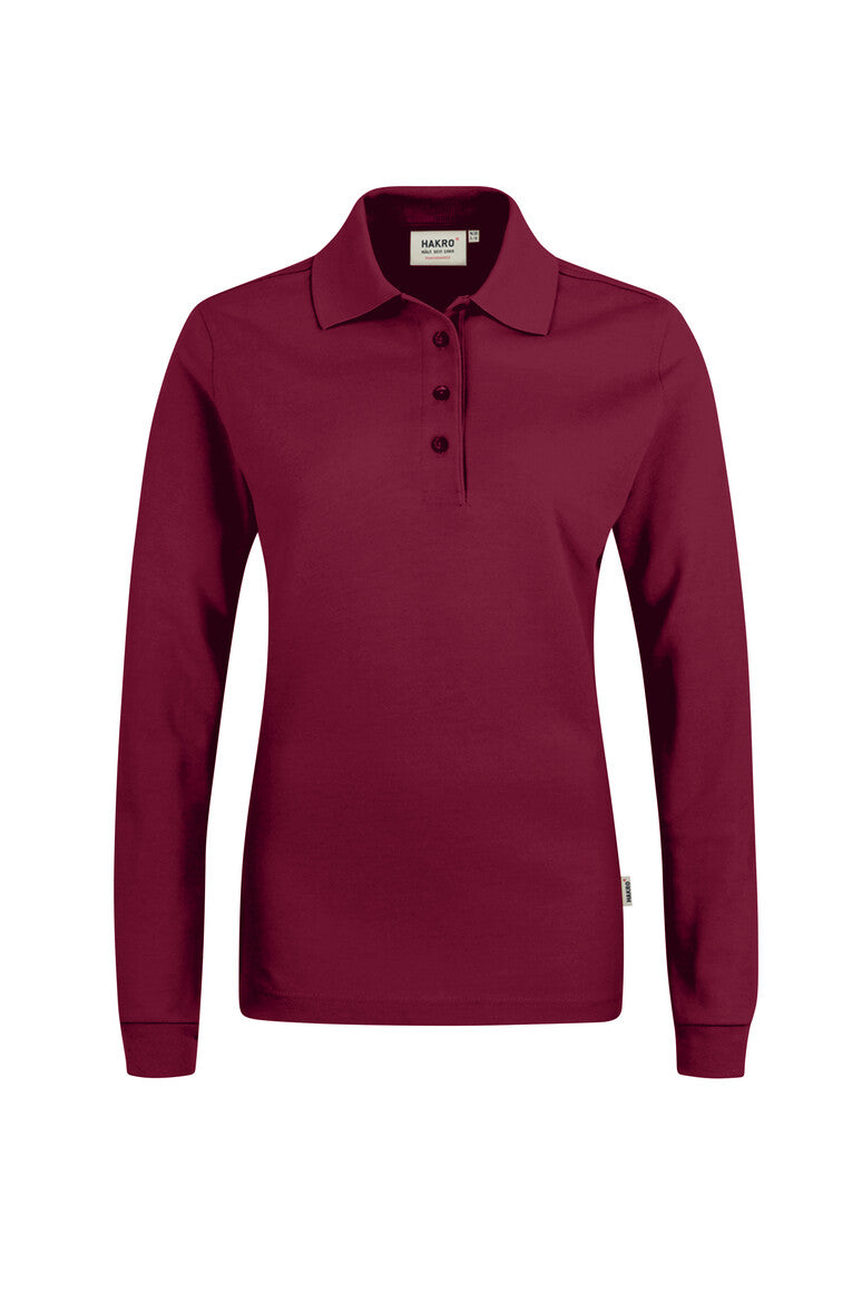 Damen Longsleeve-Poloshirt Mikralinar