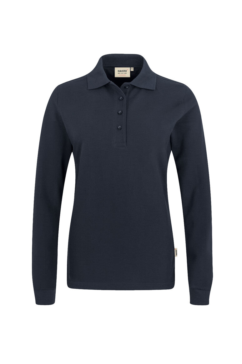 Damen Longsleeve-Poloshirt Mikralinar
