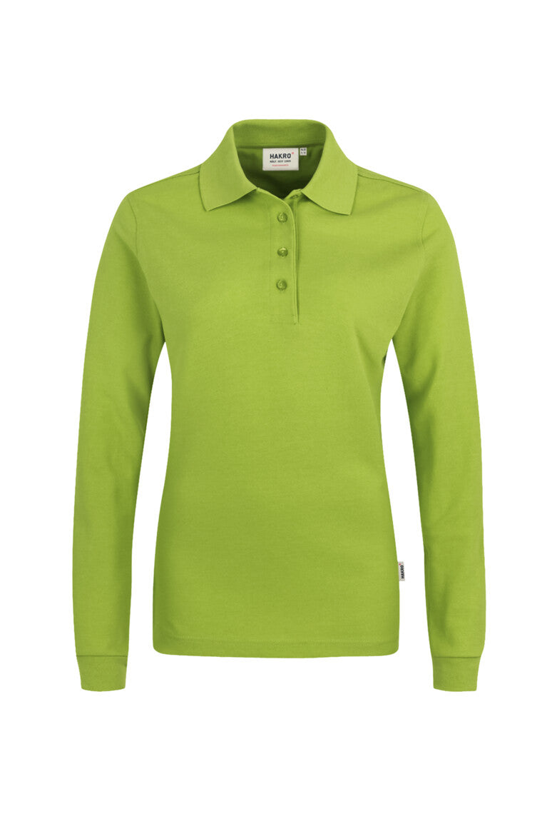 Damen Longsleeve-Poloshirt Mikralinar