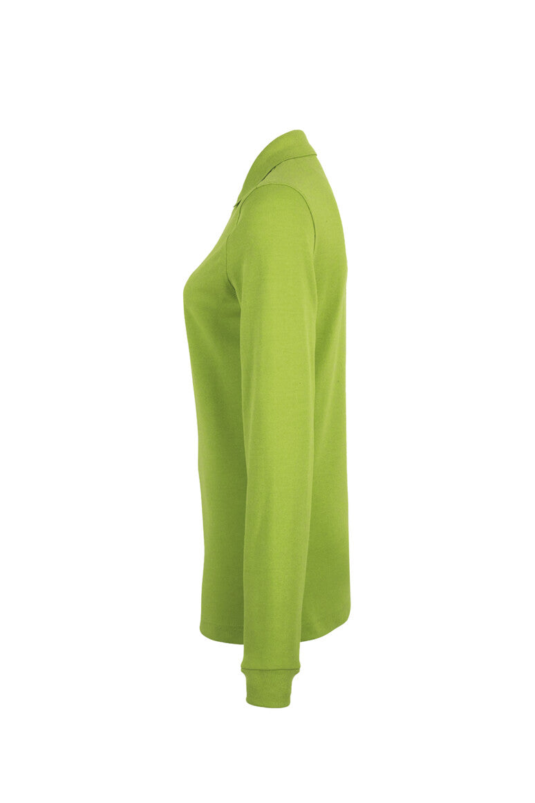Damen Longsleeve-Poloshirt Mikralinar
