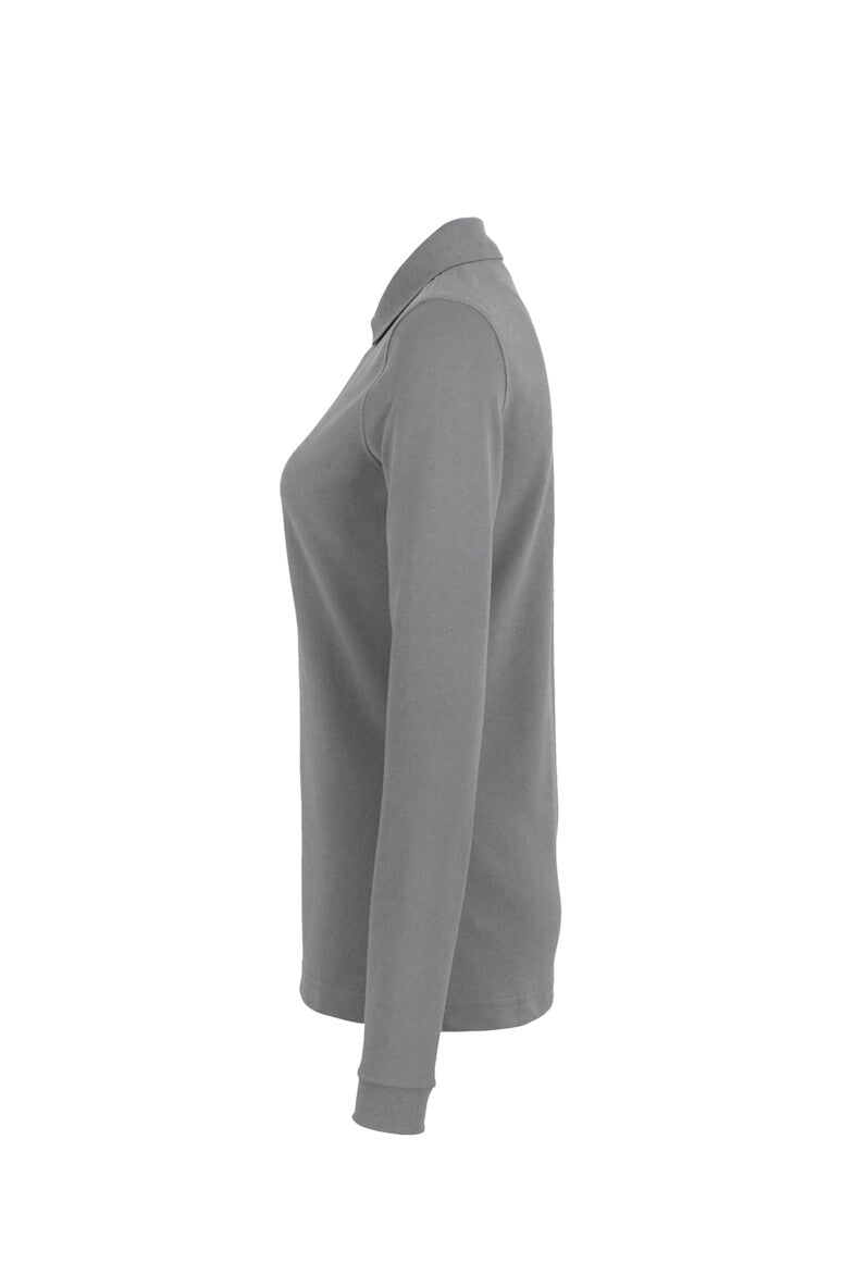 Damen Longsleeve-Poloshirt Mikralinar