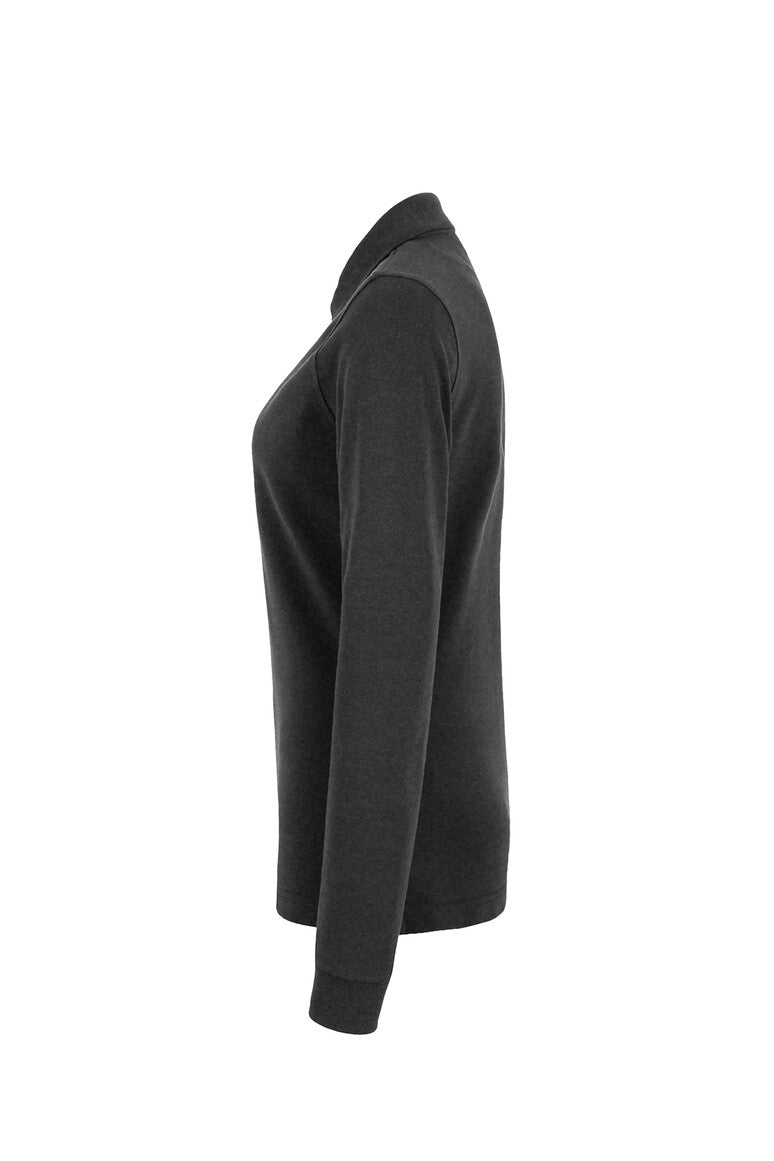 Damen Longsleeve-Poloshirt Mikralinar